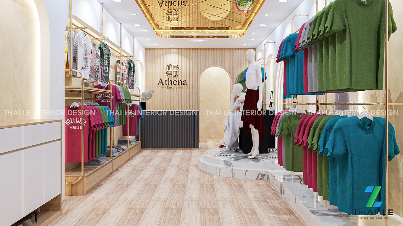 Thiết kế nội thất showroom Athena Tân Bình - 140m2